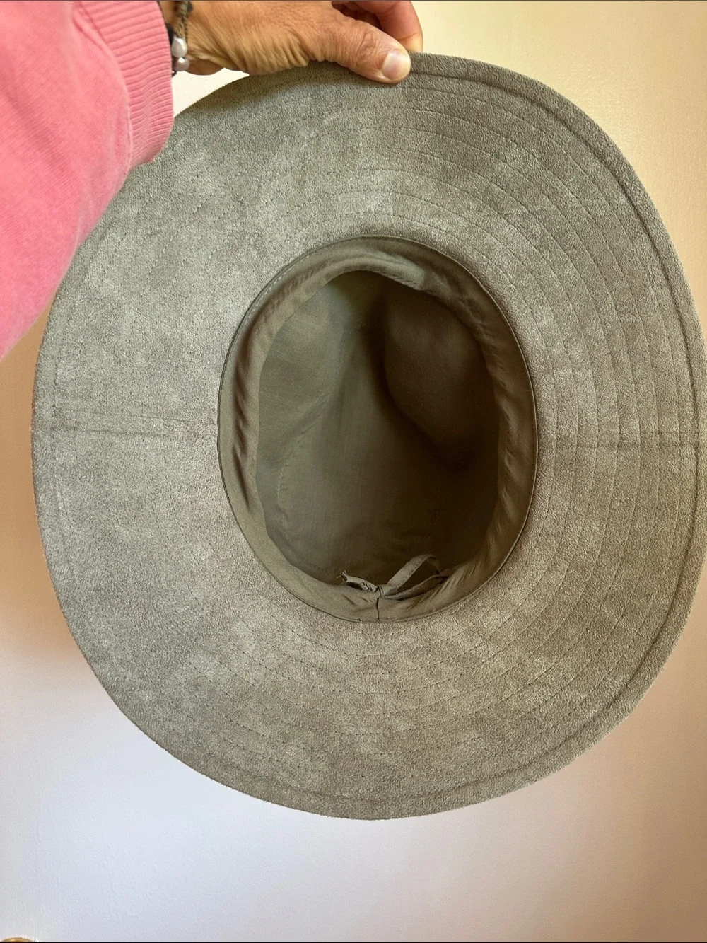 Telluride Wallaroo Hat, faux suede in Sage, Size: M (58cm)